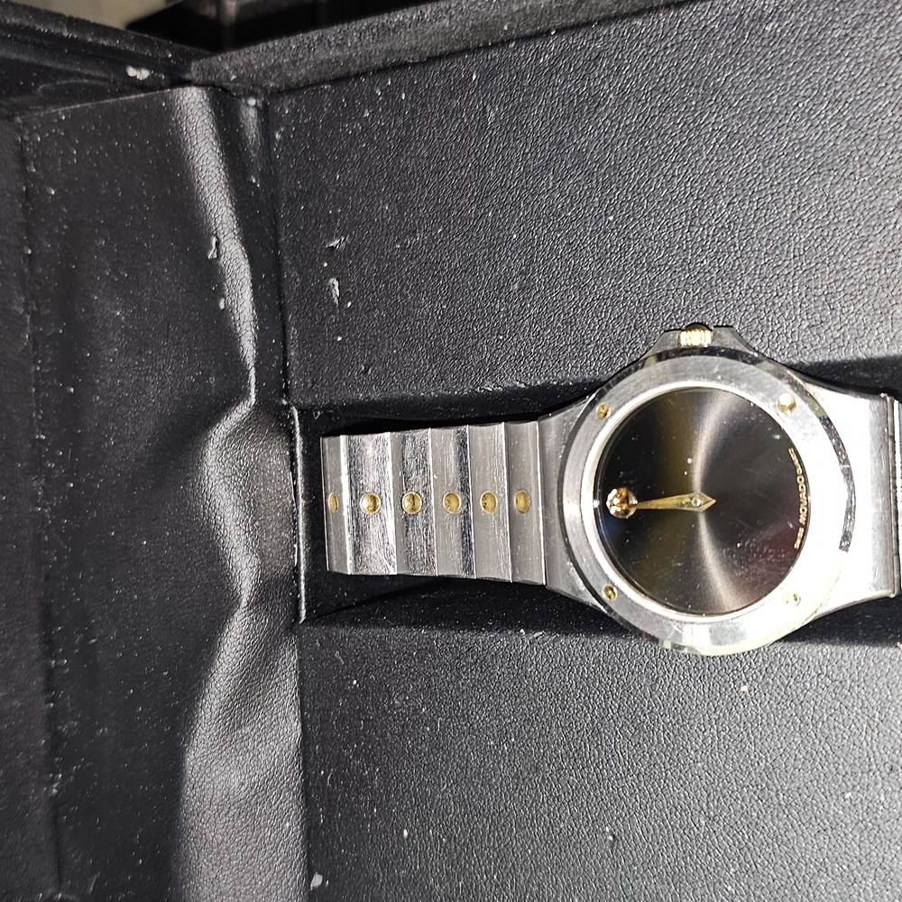 Silver and Gold Watch